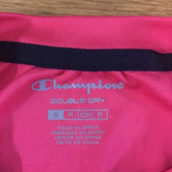 Champion Women’s pink sports top - Picture 3 of 4